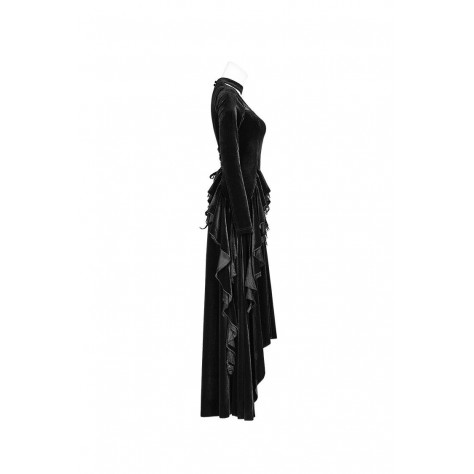  TY103 Custom Made to order Velvet  Gothic Victorian Witch dress Regular Size XS S M L XL & Plus size  (SZ16-52)1X 2X 3X 4X 5X 6X 7X 8X 9X 10X